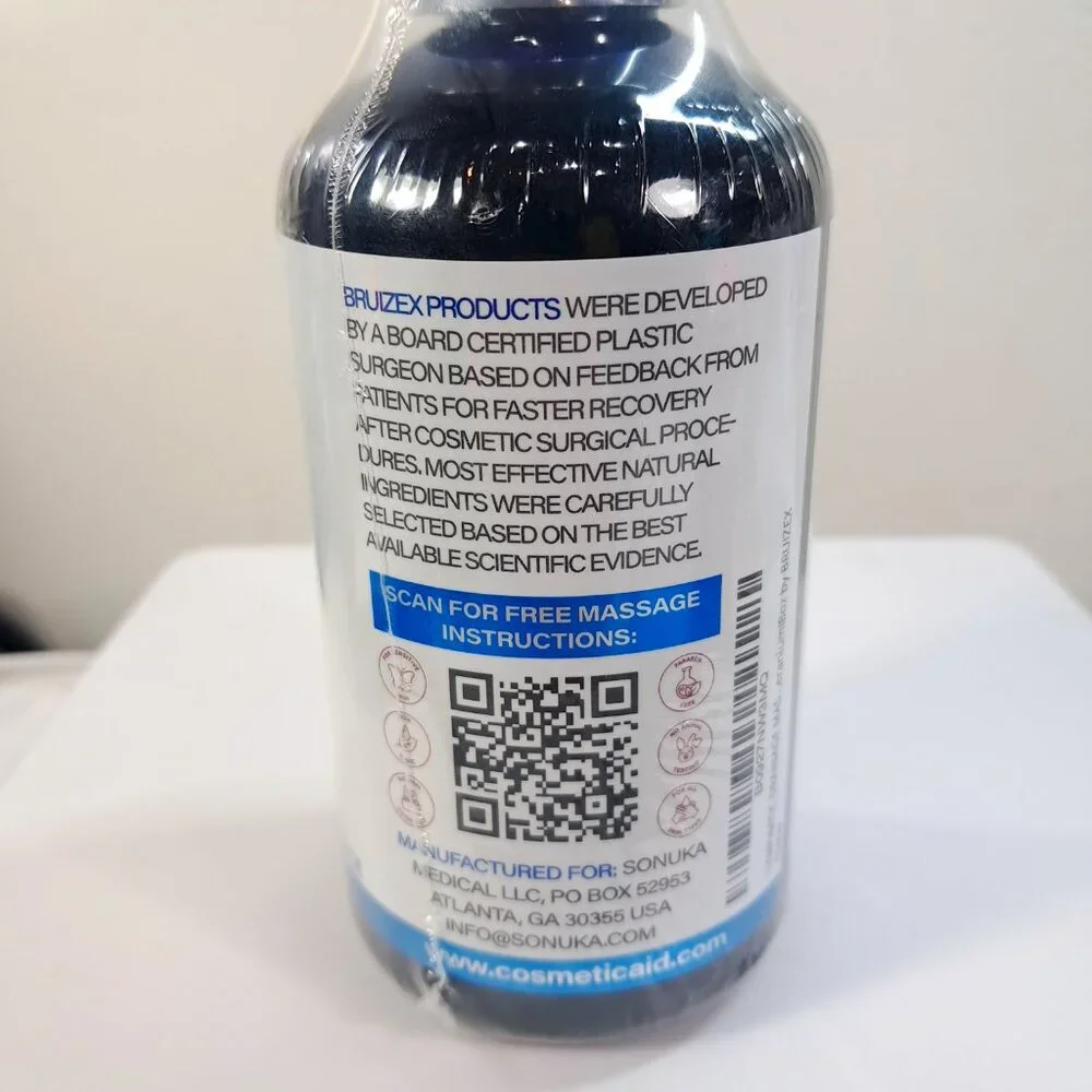 NEW Lymphoflow Lymphatic Massage Oil Arnica & Coconut‎ Bruizex 8.5 fl oz sealed